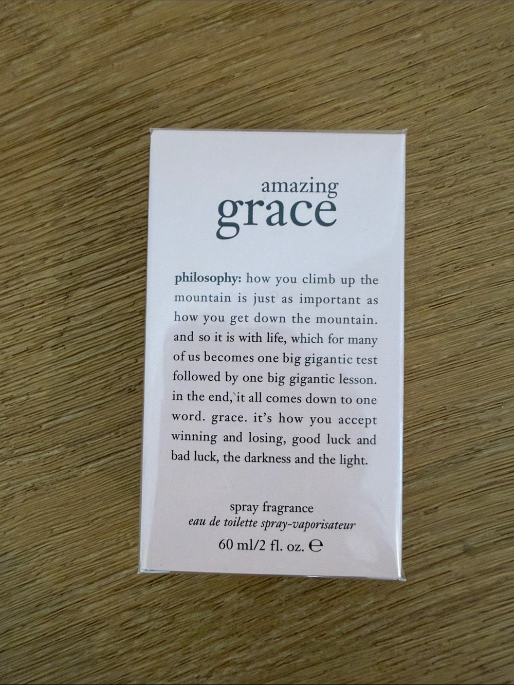 Philosophy Amazing Grace Spray - Light Pink & White Packaging